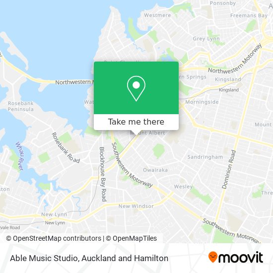 Able Music Studio map