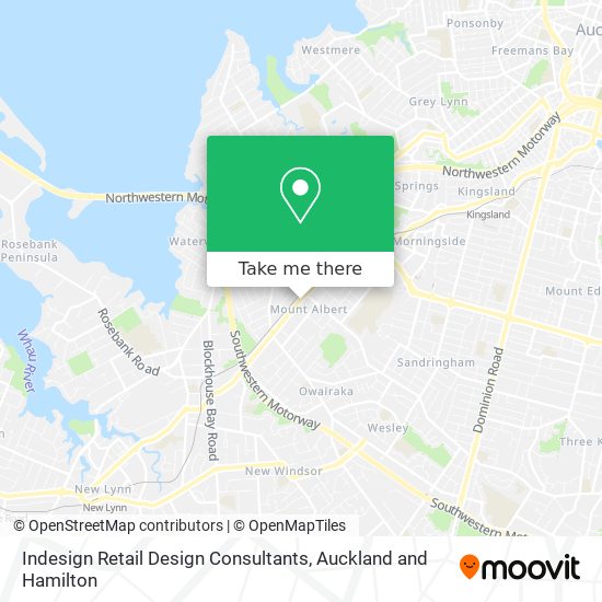 Indesign Retail Design Consultants map