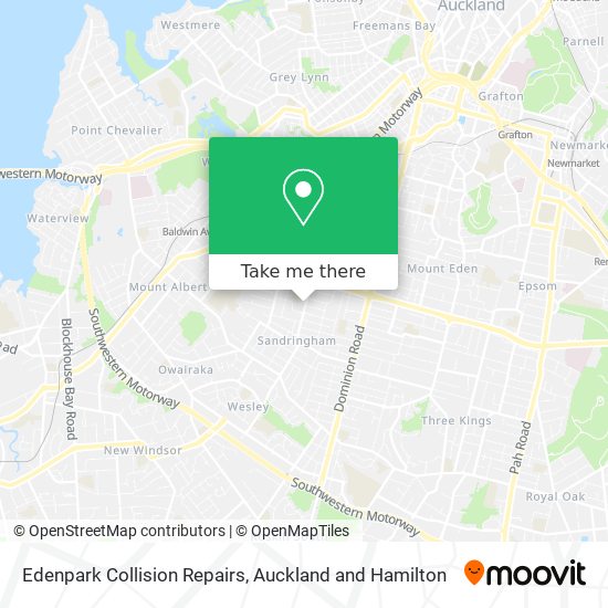 Edenpark Collision Repairs map