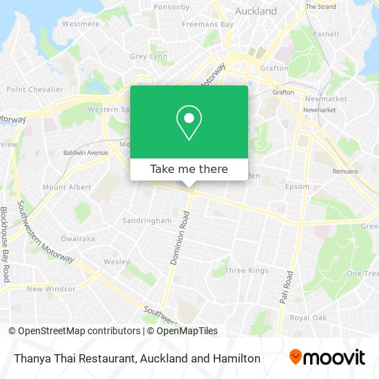 Thanya Thai Restaurant map