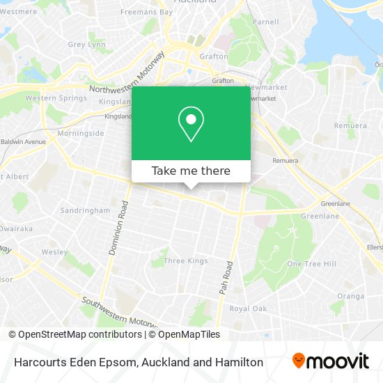 Harcourts Eden Epsom地图