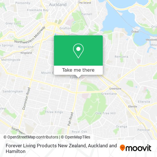 Forever Living Products New Zealand map