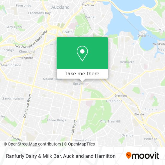 Ranfurly Dairy & Milk Bar map