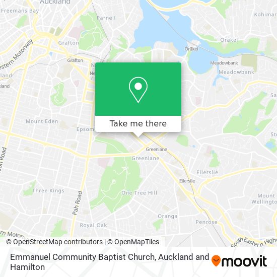 Emmanuel Community Baptist Church map