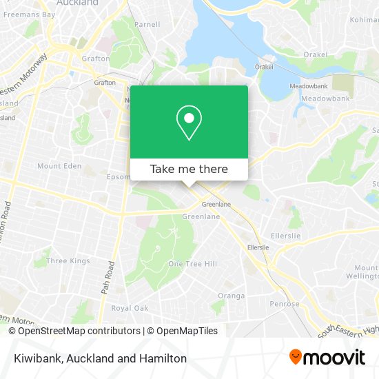 Kiwibank map