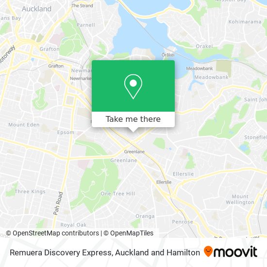 Remuera Discovery Express map