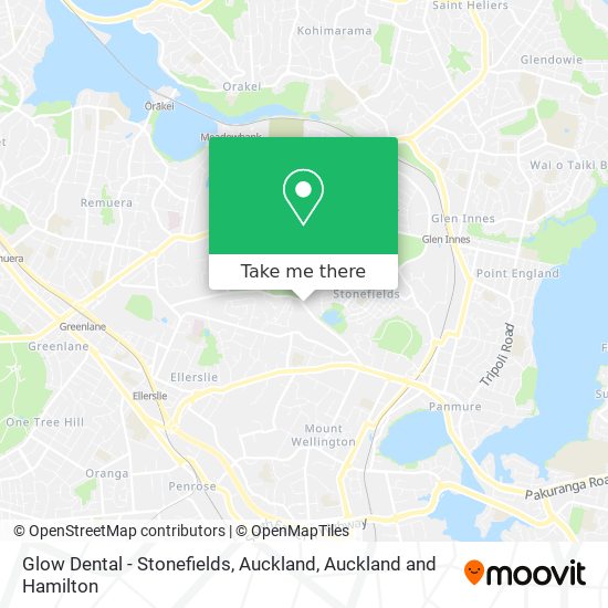Glow Dental - Stonefields, Auckland map