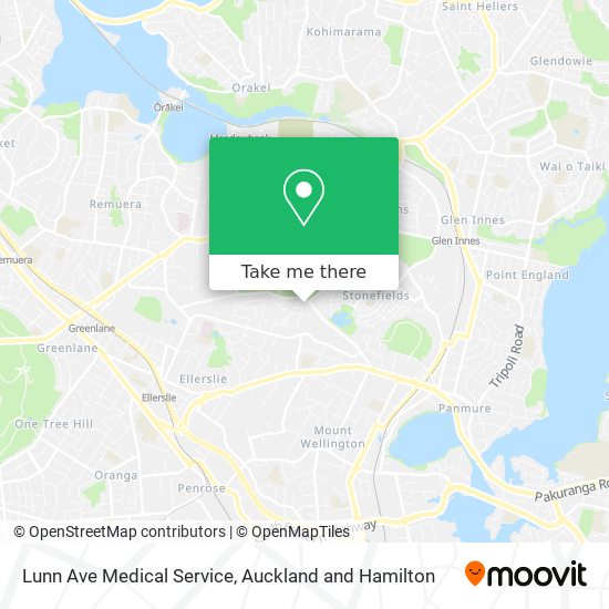 Lunn Ave Medical Service map