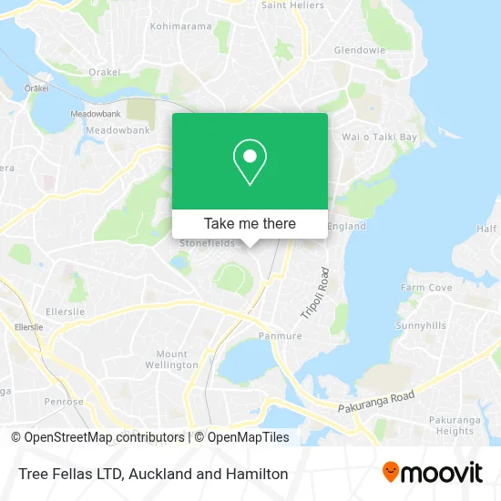 Tree Fellas LTD map