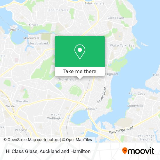 Hi Class Glass map