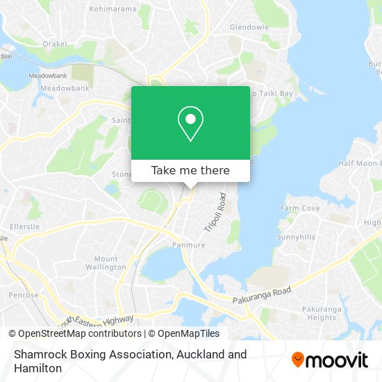 Shamrock Boxing Association map