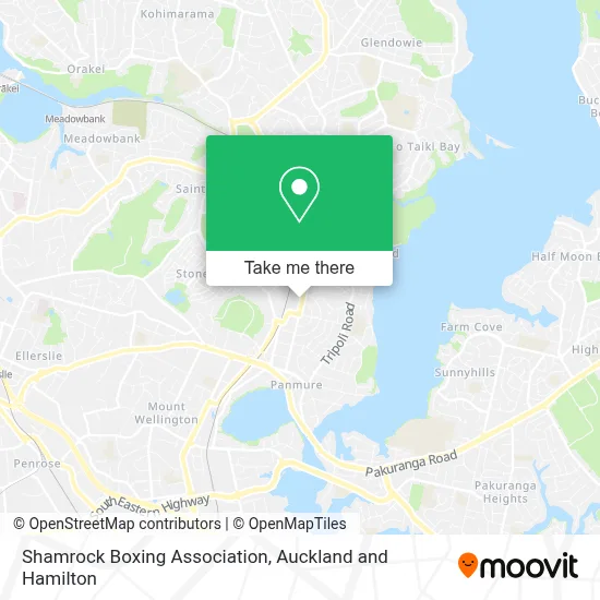 Shamrock Boxing Association map