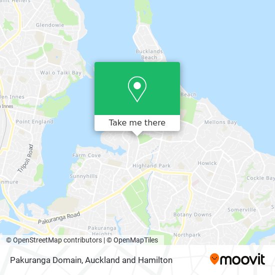 Pakuranga Domain map