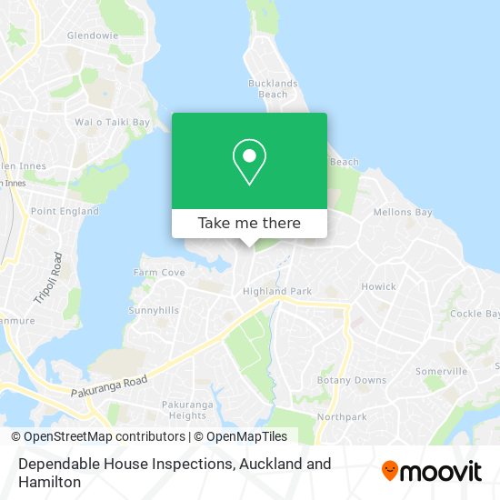 Dependable House Inspections map