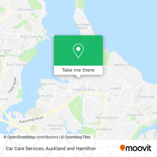 Car Care Services map