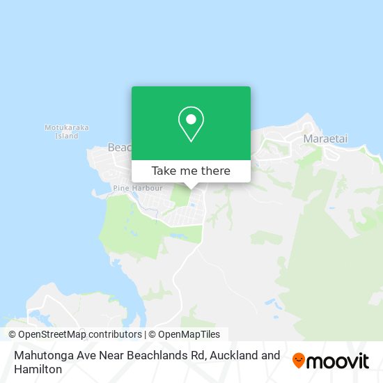 Mahutonga Ave Near Beachlands Rd地图