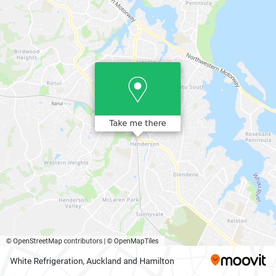 White Refrigeration map