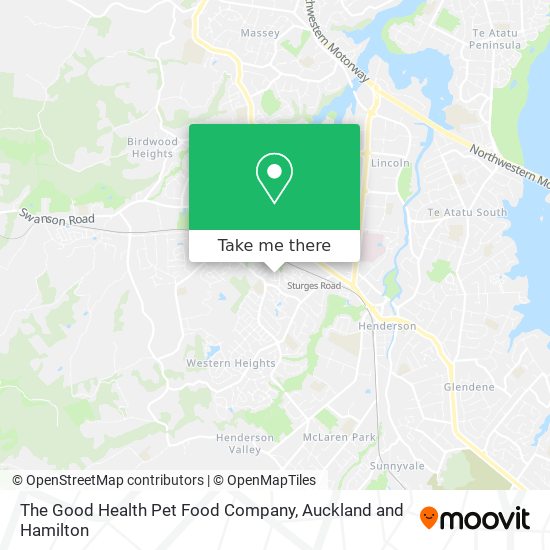The Good Health Pet Food Company map
