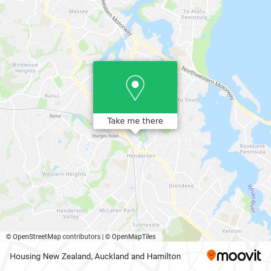 Housing New Zealand map