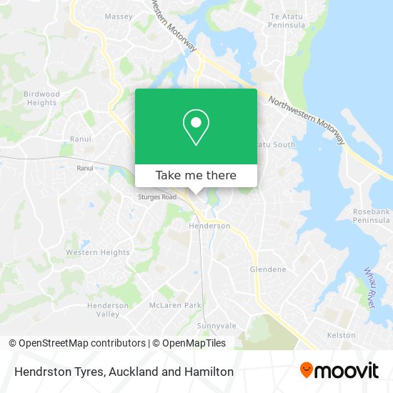 Hendrston Tyres map