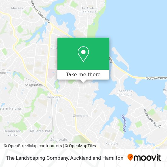 The Landscaping Company map