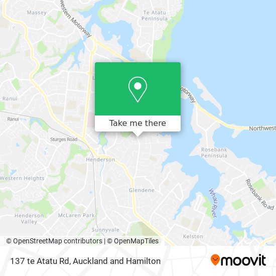 137 te Atatu Rd map