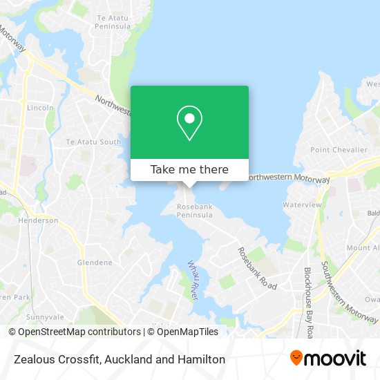 Zealous Crossfit map