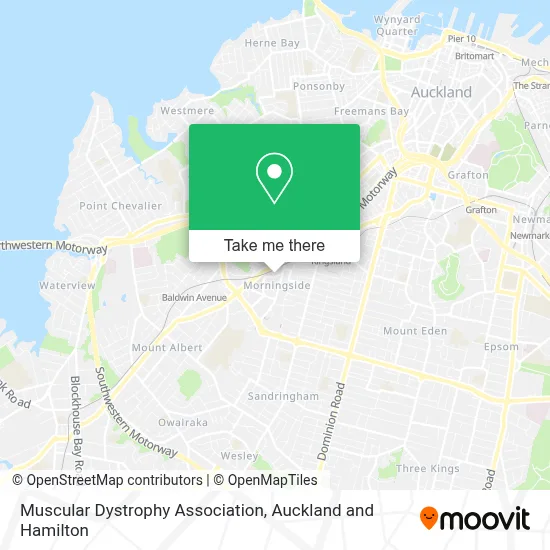 Muscular Dystrophy Association map