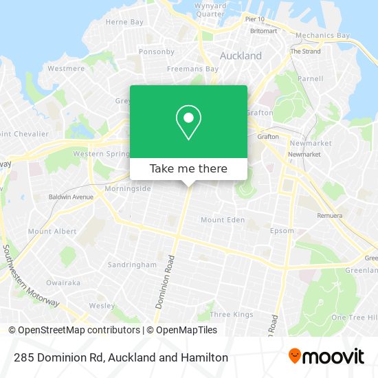 285 Dominion Rd map