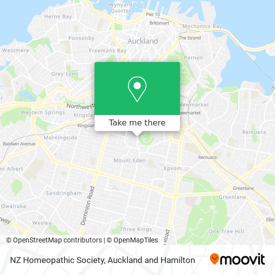 NZ Homeopathic Society map