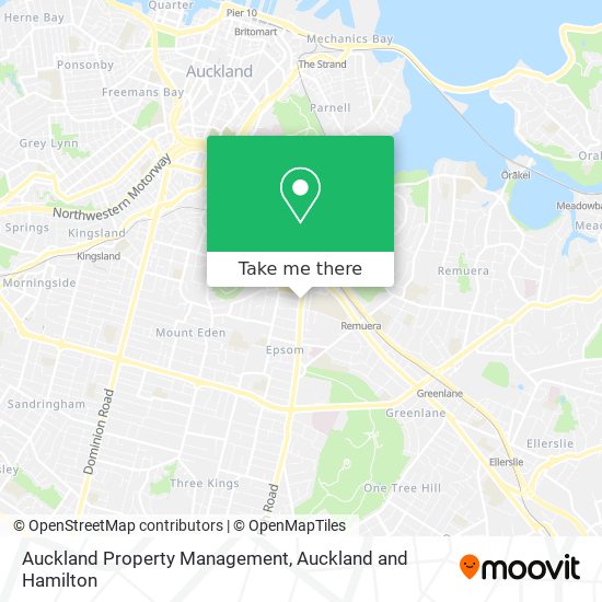 Auckland Property Management map