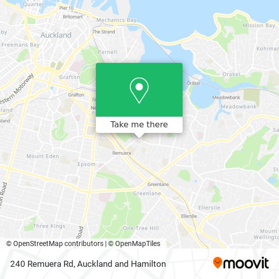 240 Remuera Rd map