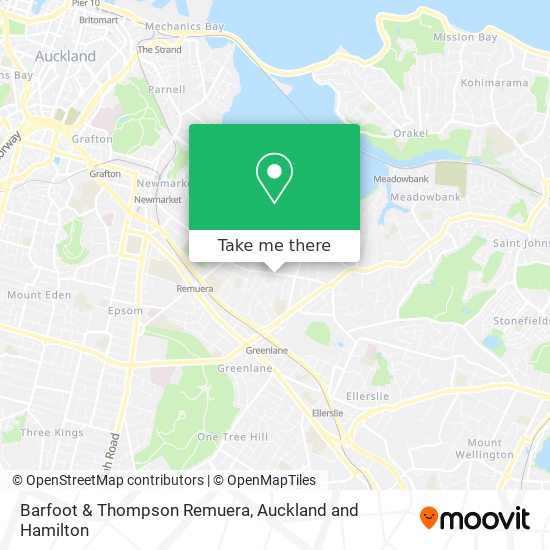 Barfoot & Thompson Remuera map