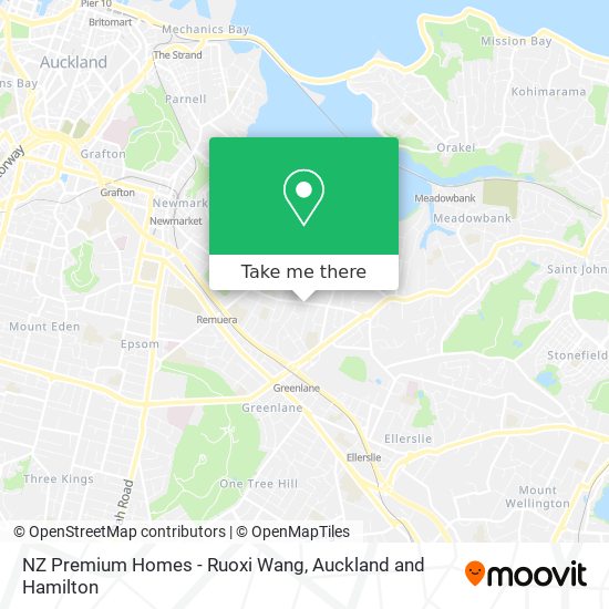 NZ Premium Homes - Ruoxi Wang map