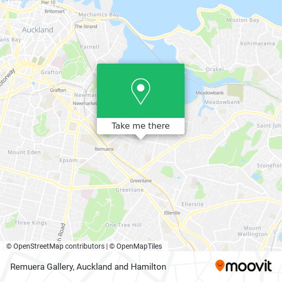Remuera Gallery map