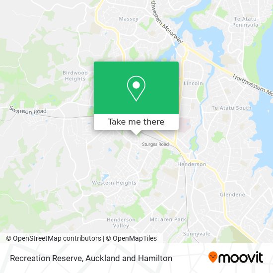 Recreation Reserve map
