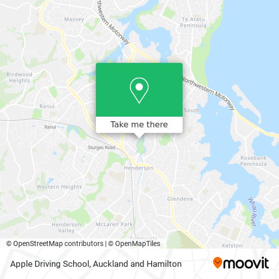 Apple Driving School map