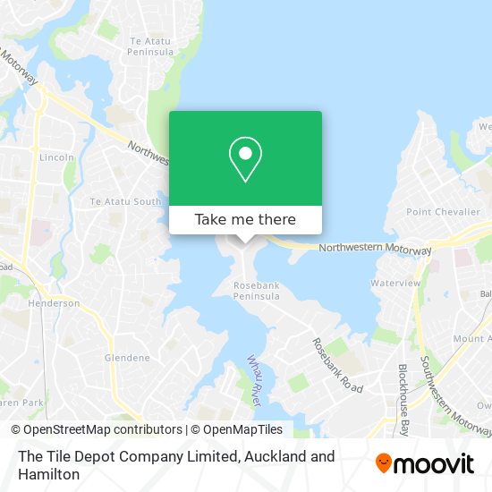 The Tile Depot Company Limited map