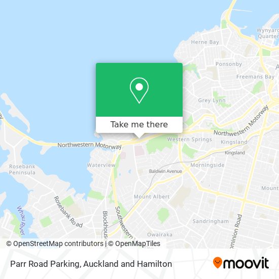 Parr Road Parking map