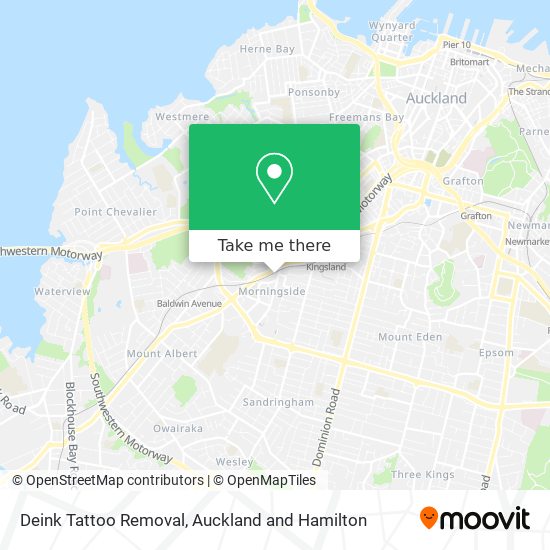 Deink Tattoo Removal map