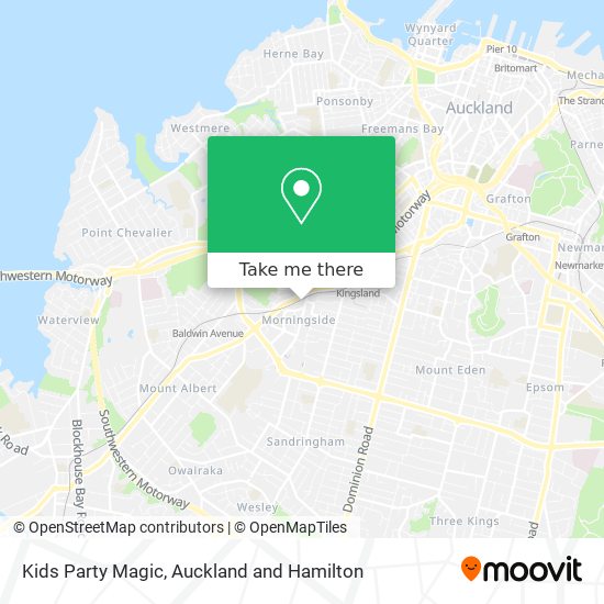 Kids Party Magic map