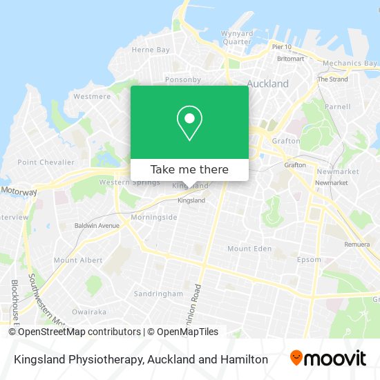 Kingsland Physiotherapy map