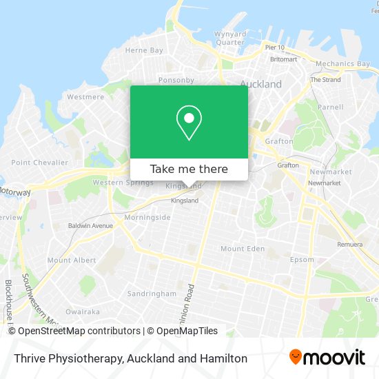 Thrive Physiotherapy map