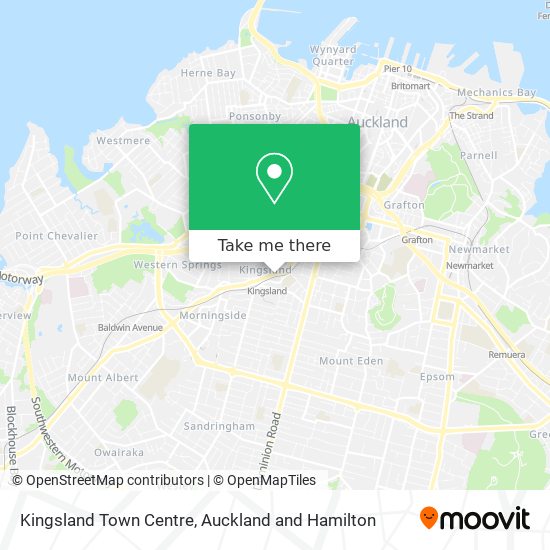 Kingsland Town Centre map