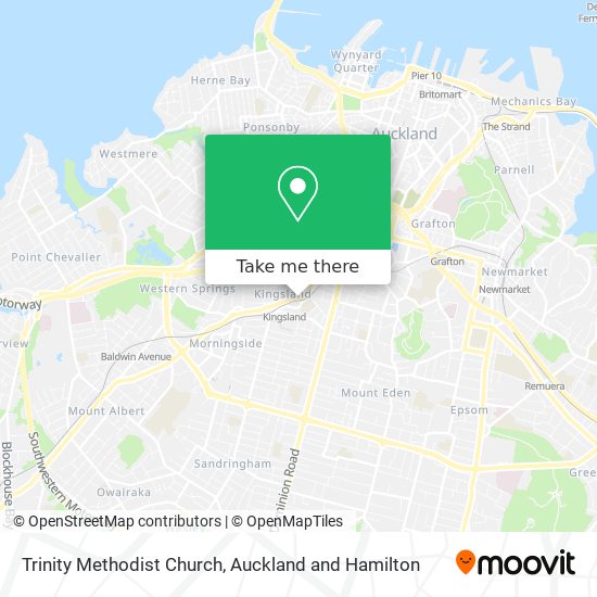 Trinity Methodist Church map