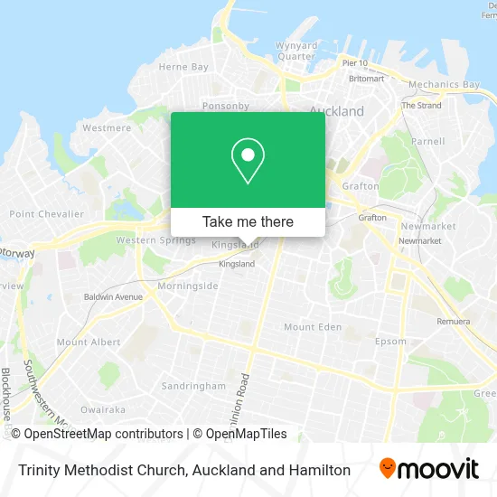 Trinity Methodist Church map