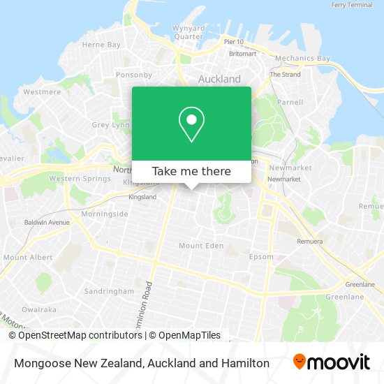 Mongoose New Zealand map