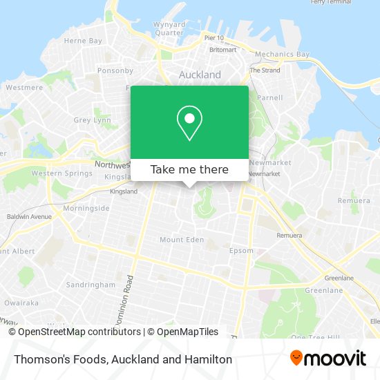 Thomson's Foods map