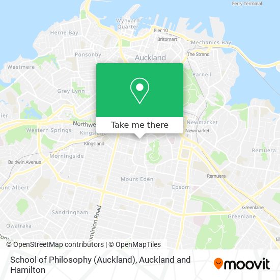 School of Philosophy (Auckland) map