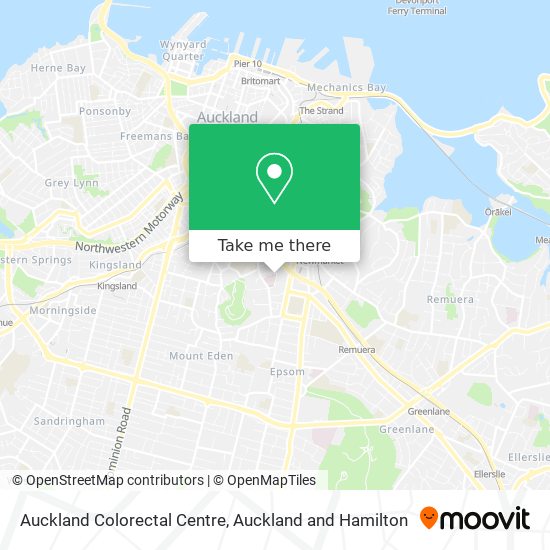 Auckland Colorectal Centre map